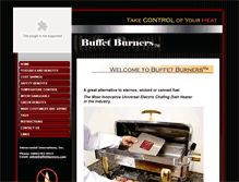 Tablet Screenshot of buffetburners.com